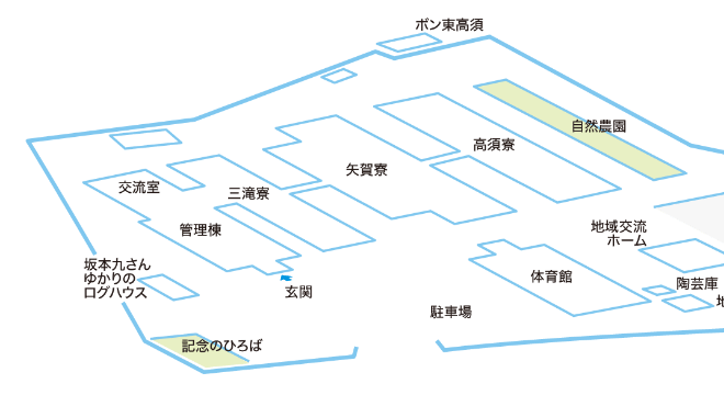 画像:「六方学園」フロアガイド
